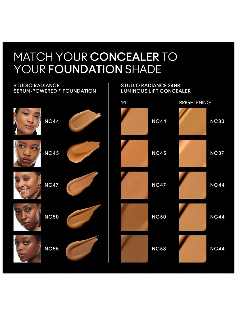NC50 Mac Studio Radiance 24HR Luminous Lift Concealer Brand New In Box Full Size
